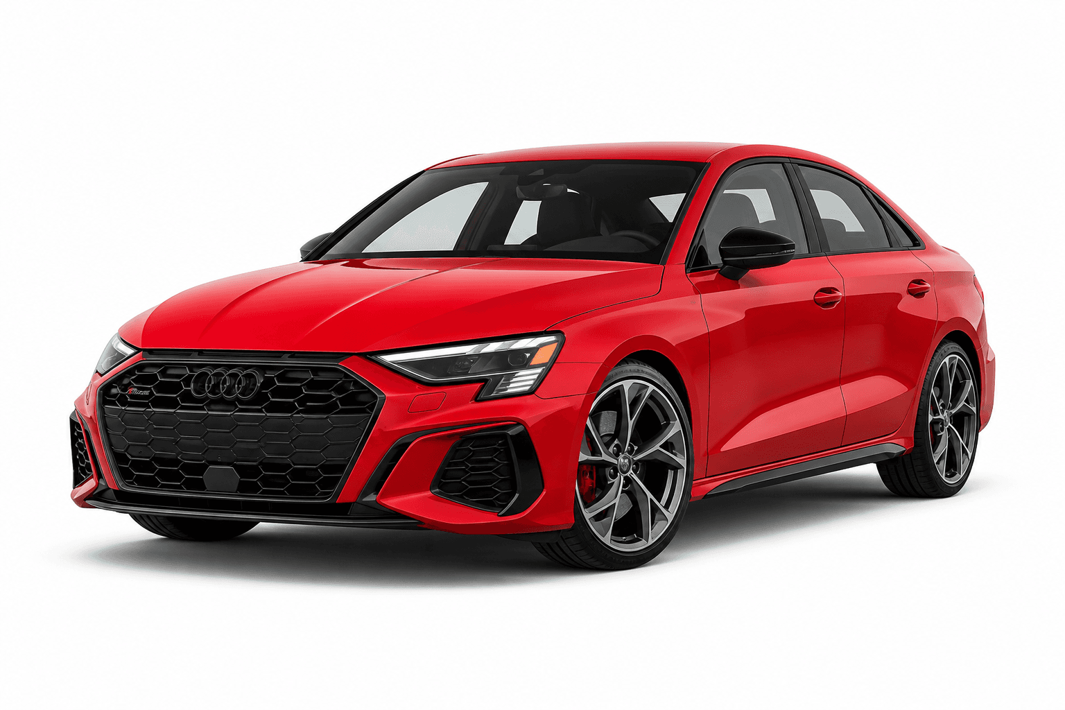 2026 Audi S3 in Scarlet Red — lease deal