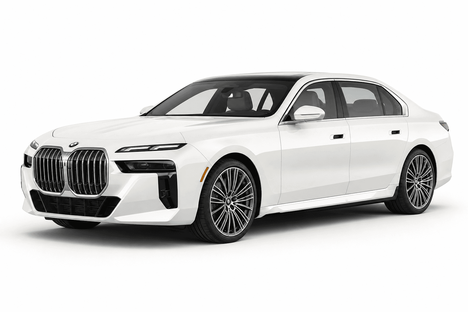 2026 BMW 740i in Army Green — lease deal