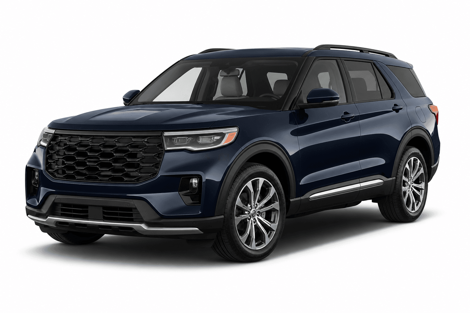 2026 Ford Explorer in Turmeric Yellow — lease deal