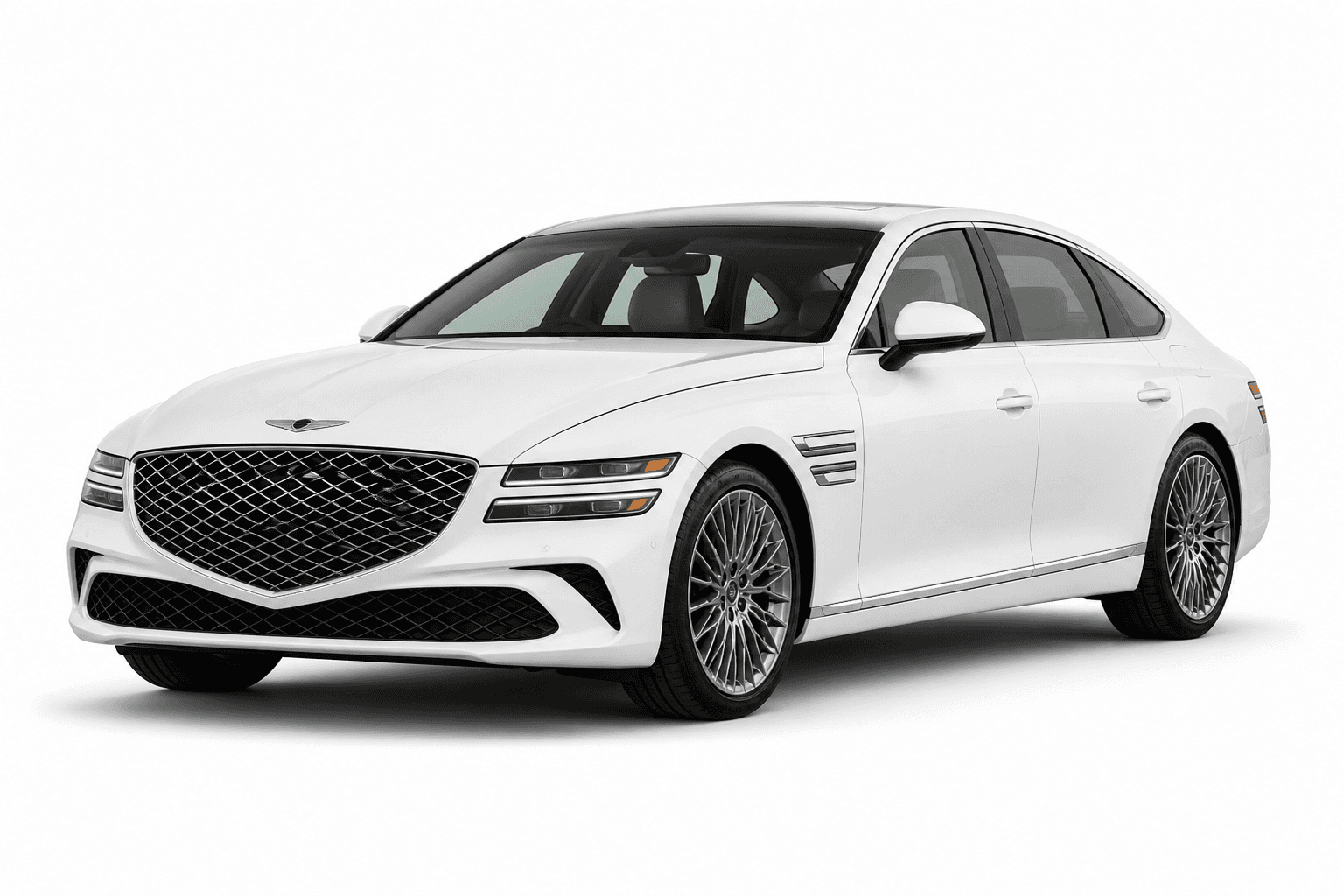 2026 Genesis G80 in Terra Copper — lease deal