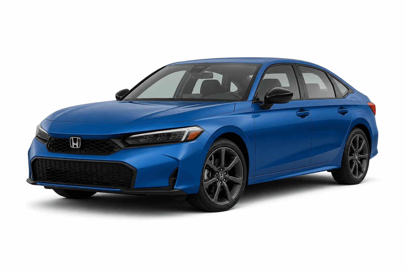 2026 Honda Civic in Electric Cyan — lease deal
