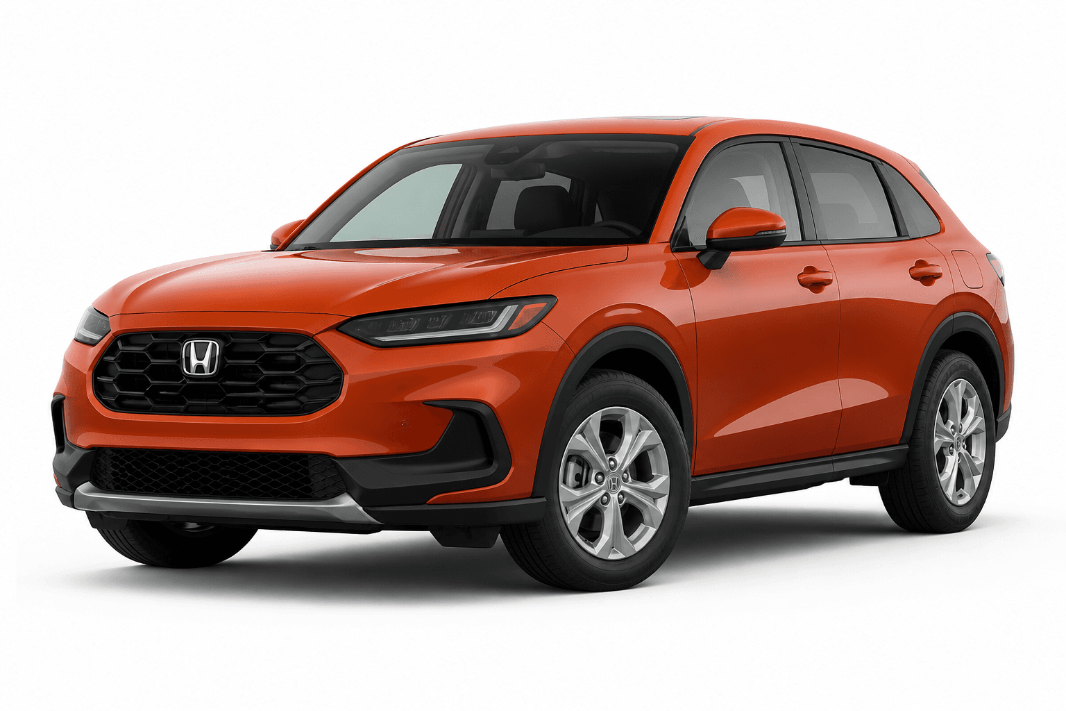 2027 Honda HR-V in Sunset Orange — lease deal