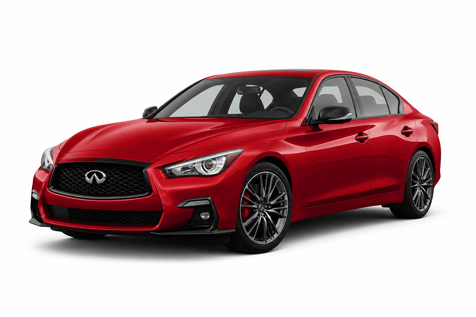 2024 INFINITI Q50 in Aegean Blue — lease deal