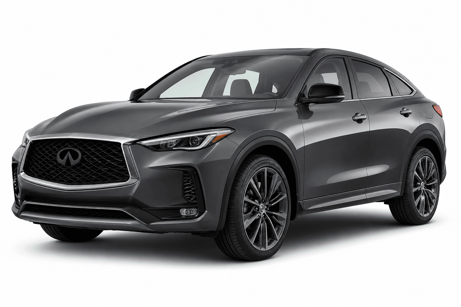 2025 INFINITI QX55 in Wolf Gray — lease deal