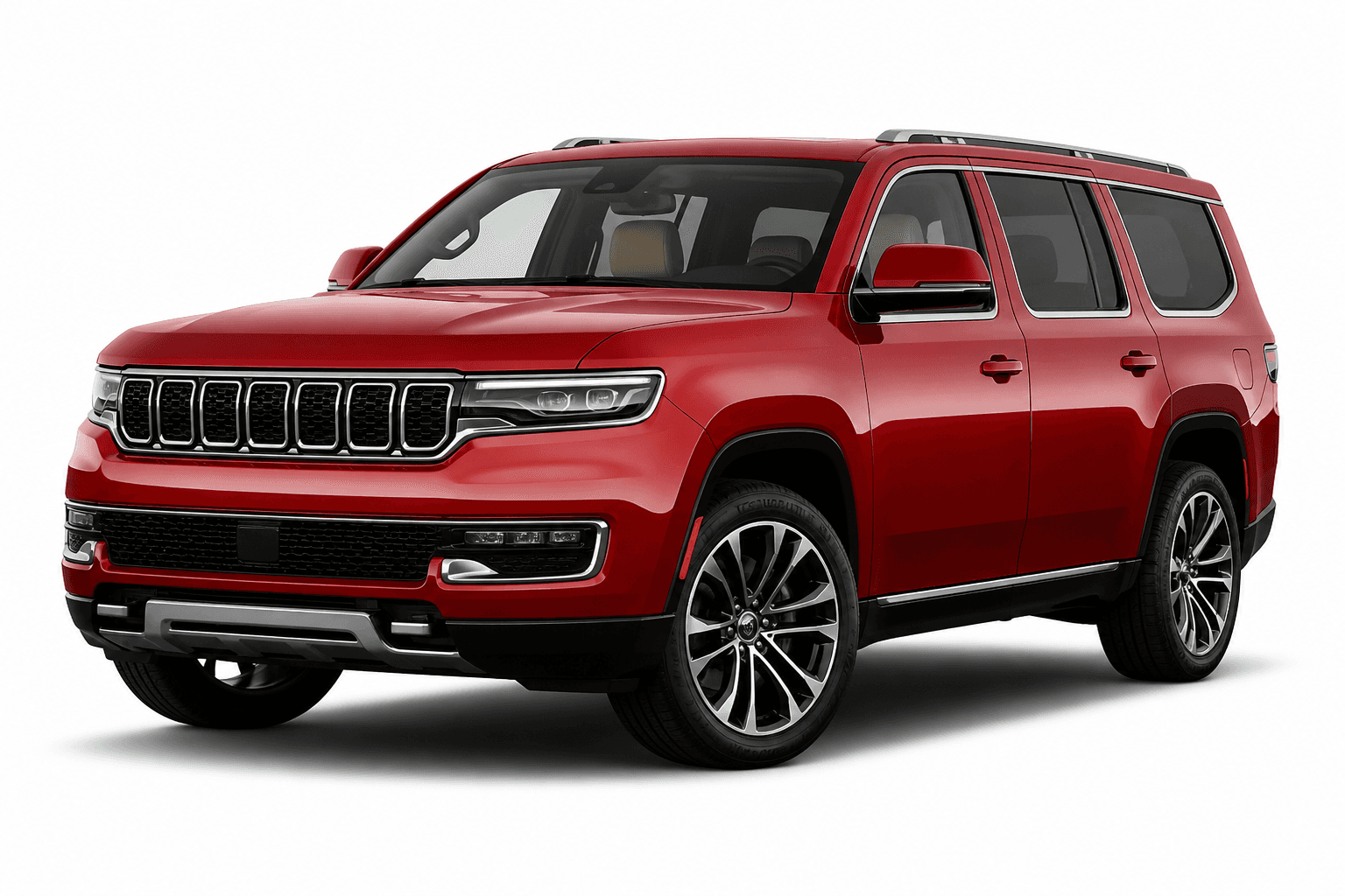 2026 Jeep Grand Wagoneer in Scarlet Red — lease deal