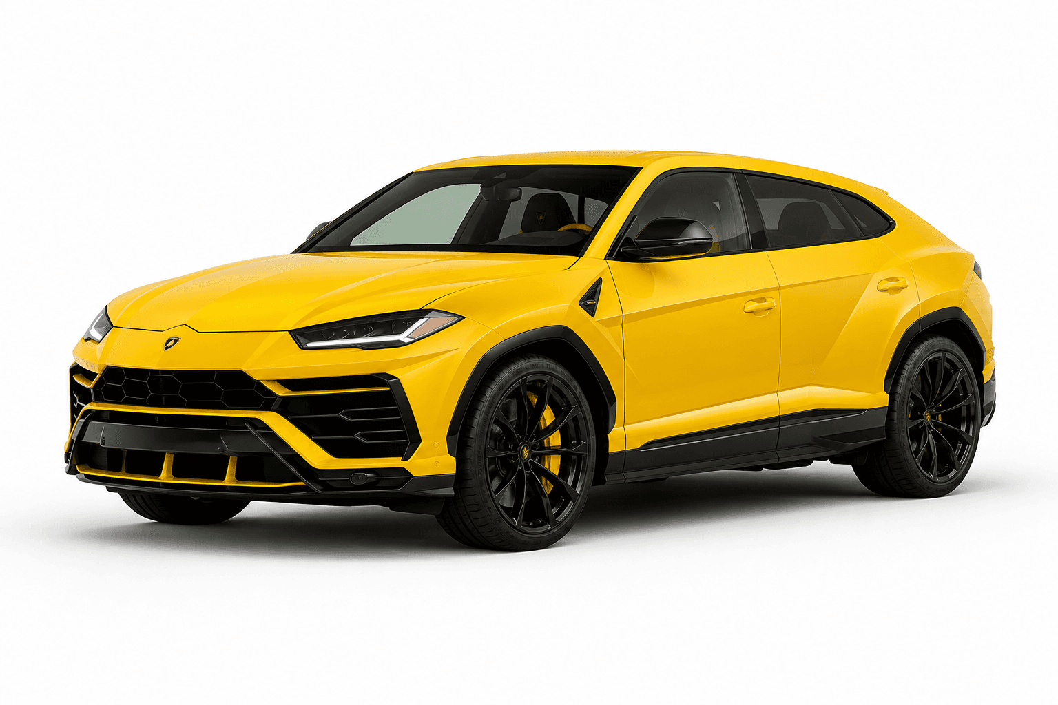 2025 Lamborghini Urus in Turmeric Yellow — lease deal