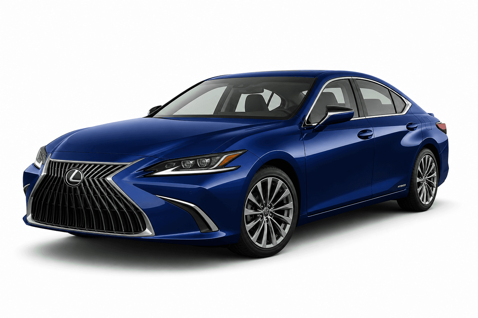 2025 Lexus ES 300h in Sapphire Blue — lease deal