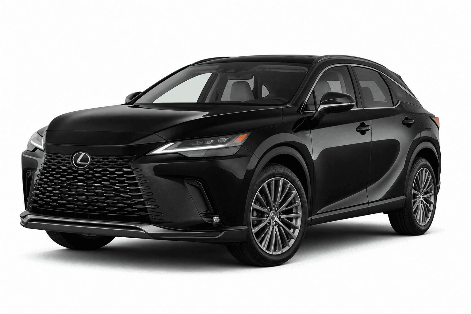 2026 Lexus RX 350h in Scarlet Red — lease deal
