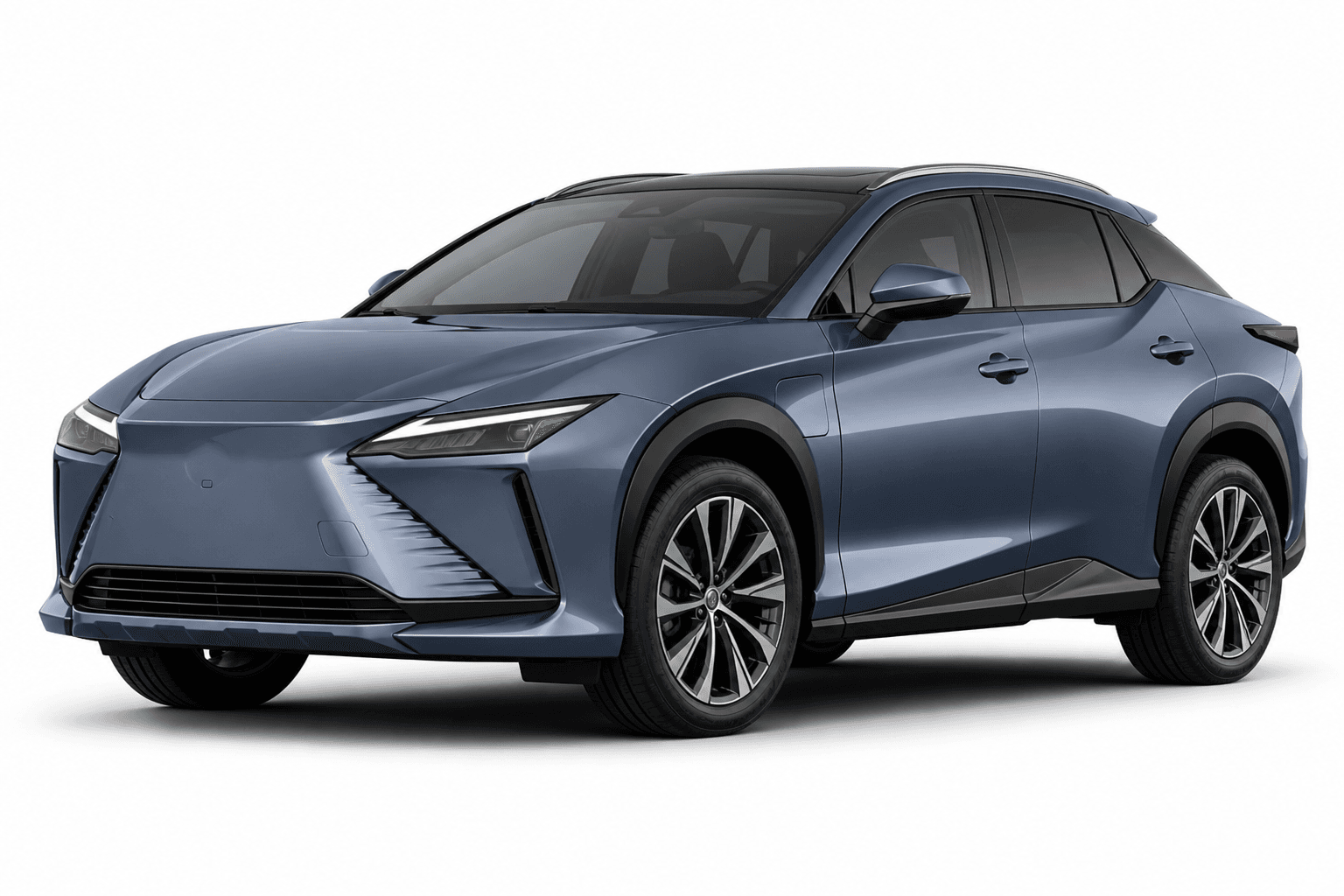 2026 Lexus RZ 450e in Electric Cyan — lease deal
