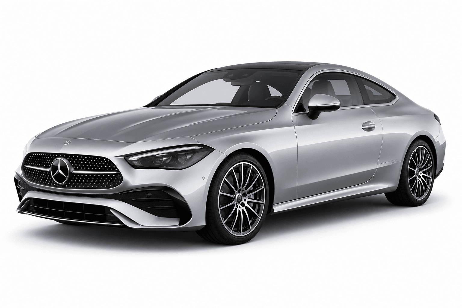 2026 Mercedes CLE Coupe in Sunset Orange — lease deal