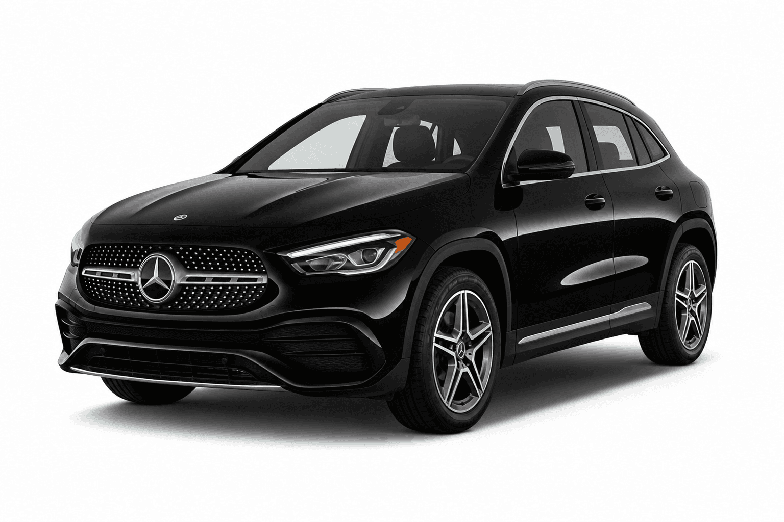 2026 Mercedes GLA 250 in Garnet Red — lease deal