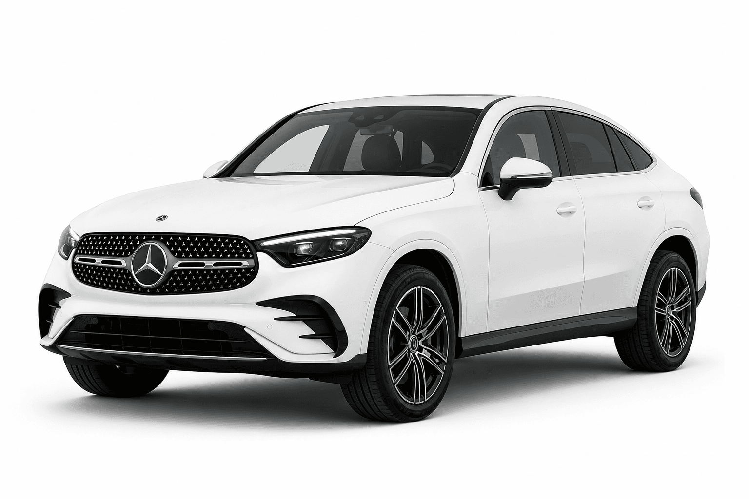 2026 Mercedes GLC 300 Coupe in Army Green — lease deal