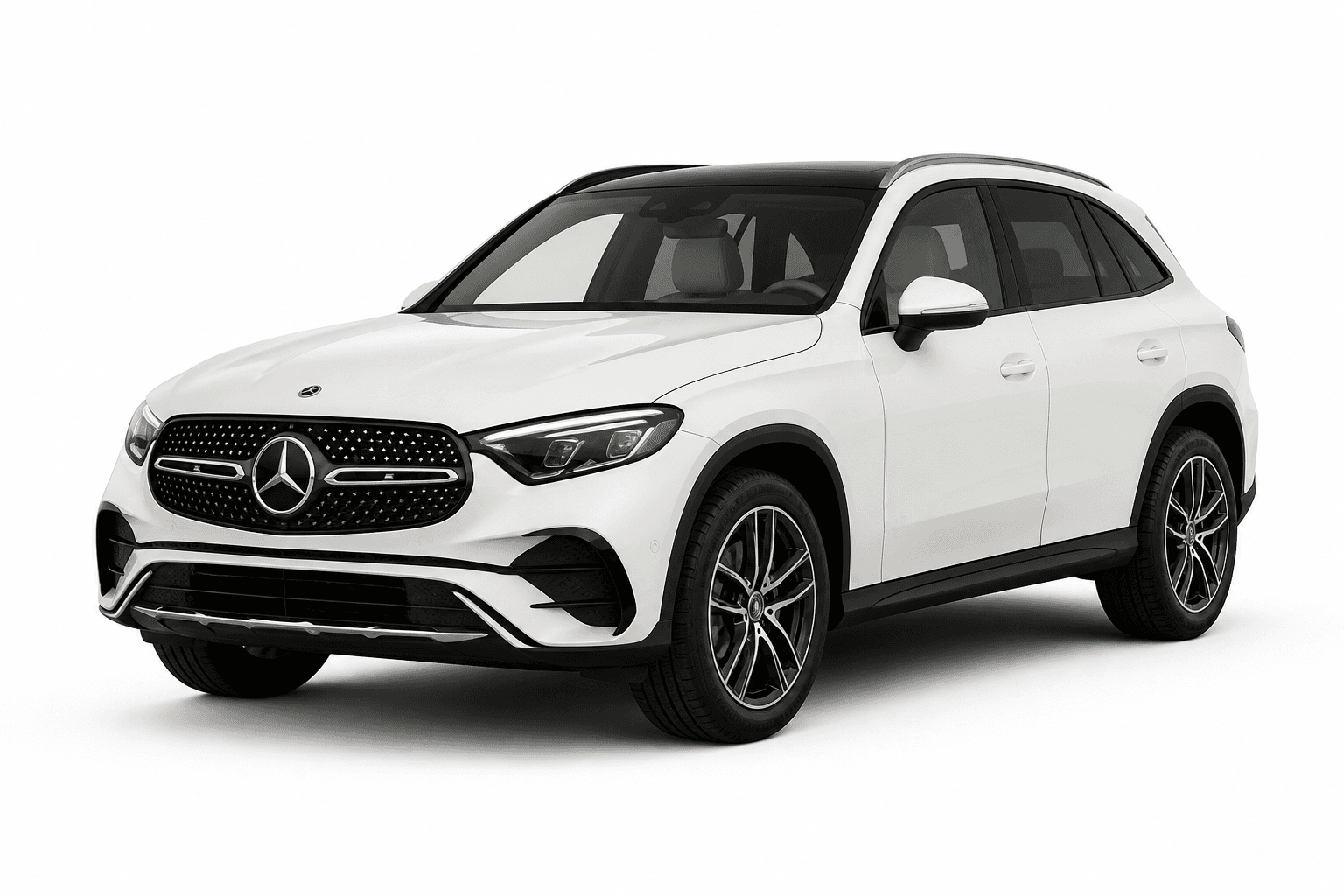 2026 Mercedes GLC 300 in Turmeric Yellow — lease deal