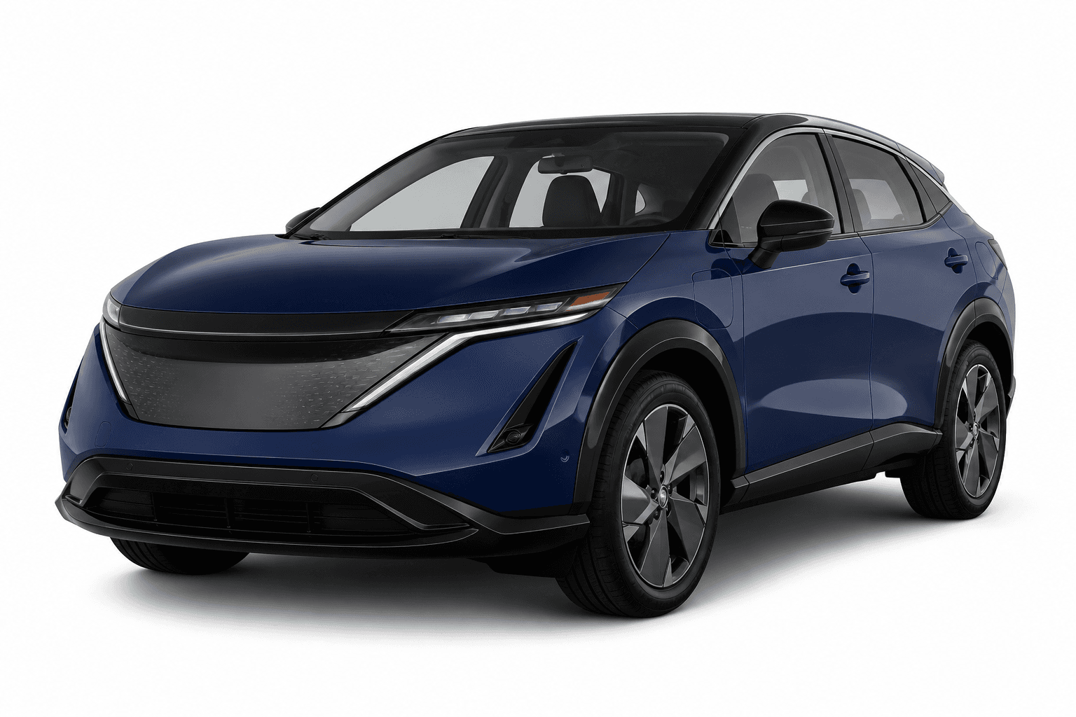 2025 Nissan Ariya in Sapphire Blue — lease deal
