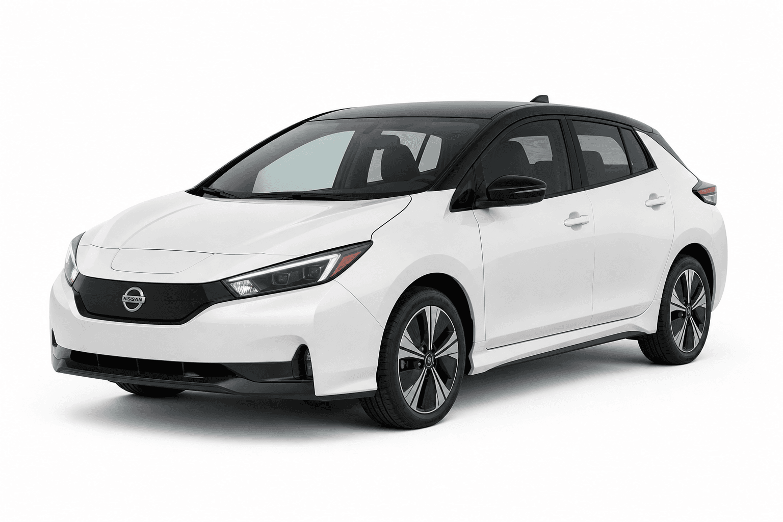 2026 Nissan LEAF in Ice Cap White — lease deal