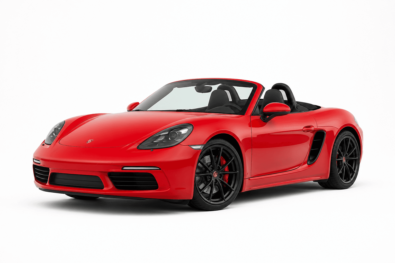 2025 Porsche 718 Boxster in Scarlet Red — lease deal
