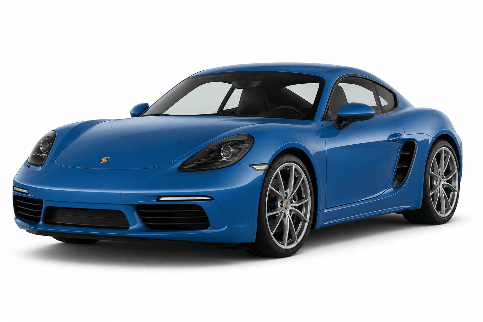 2025 Porsche 718 Cayman in Electric Cyan — lease deal