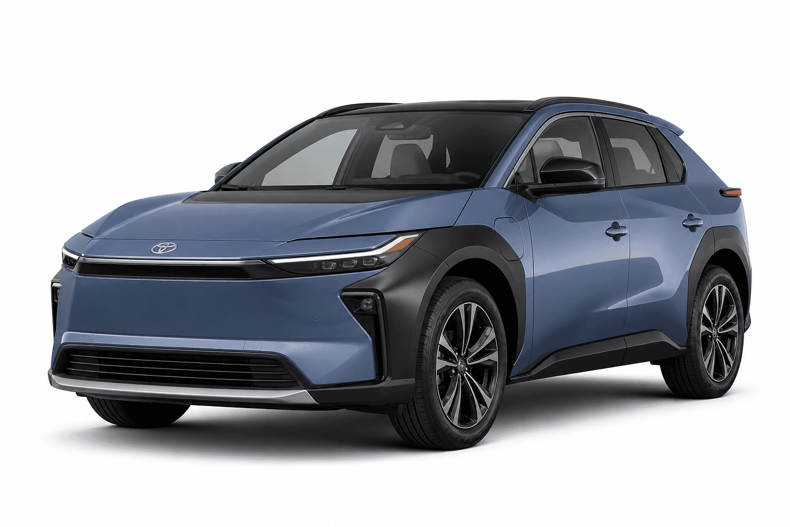 2026 Toyota bZ in Cavalry Blue — lease deal