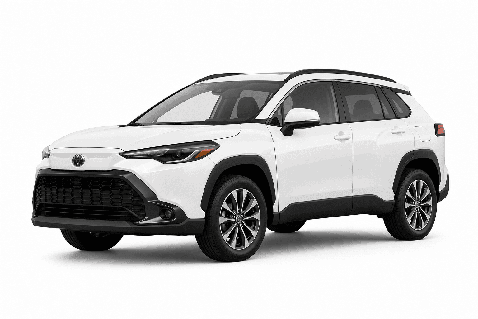 2025 Toyota Corolla Cross Hybrid in Harvest Gold — lease deal