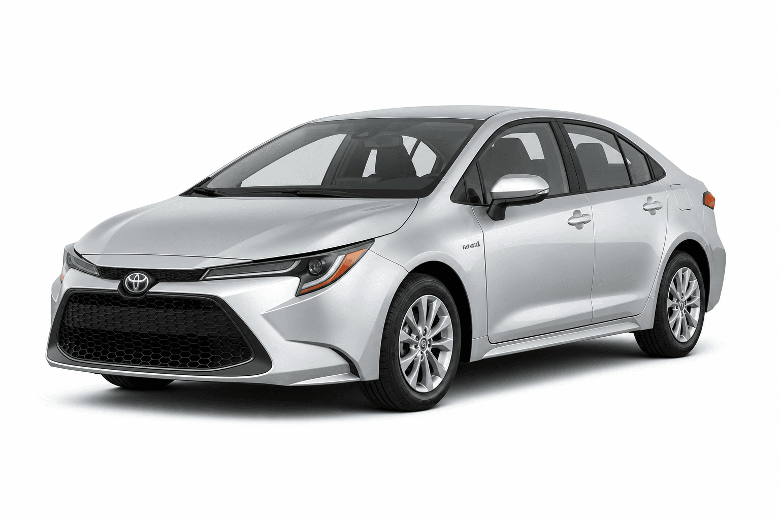 2025 Toyota Corolla Hybrid in Electric Cyan — lease deal