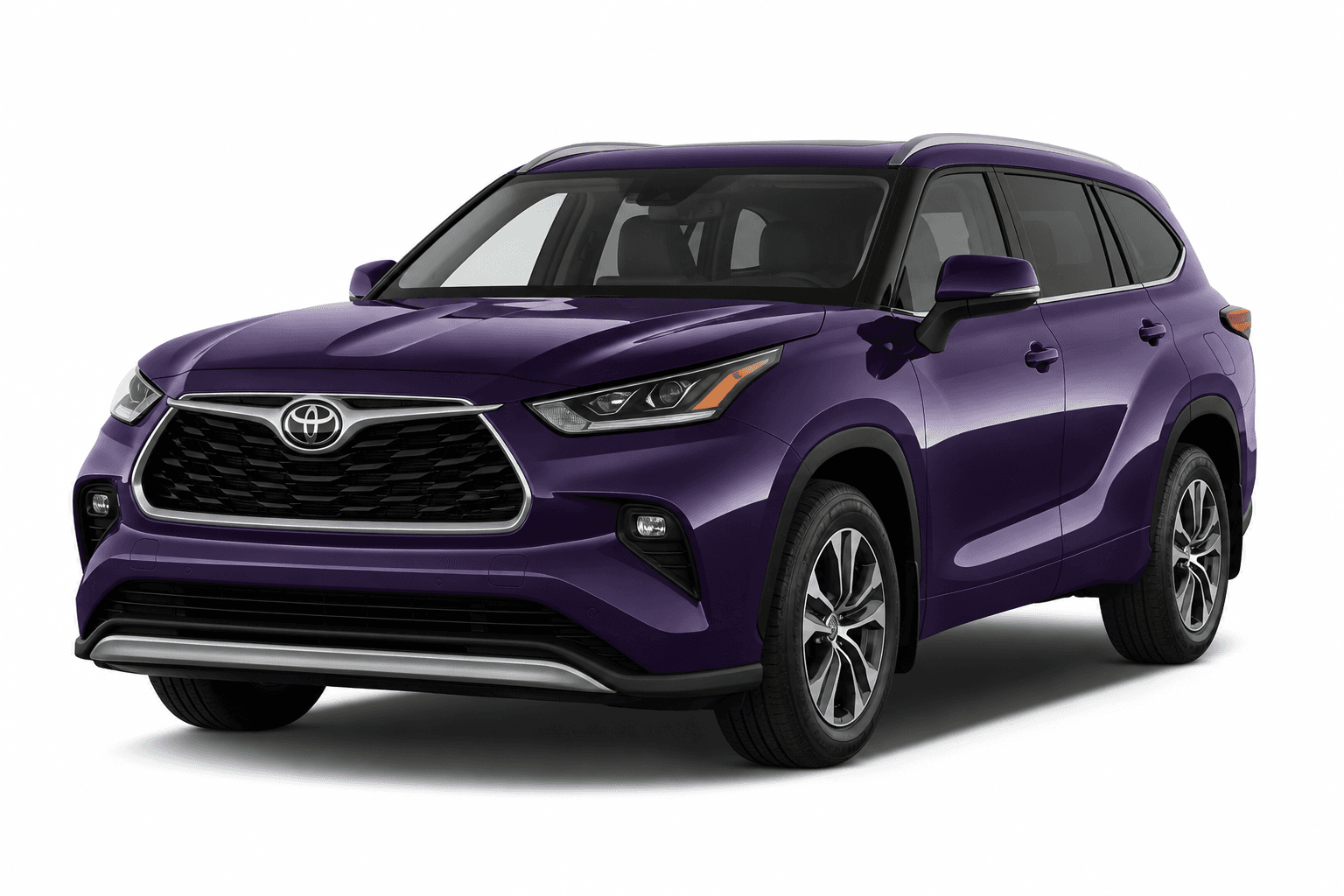 2025 Toyota Highlander in Royal Purple — lease deal