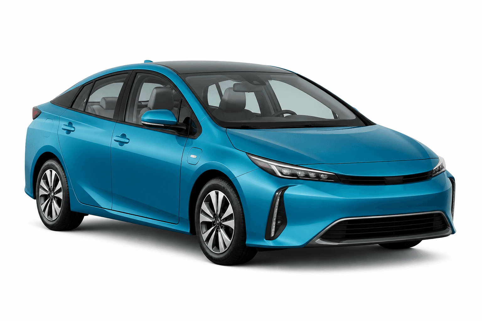 2026 Toyota Prius Prime in Neptune Turquoise — lease deal