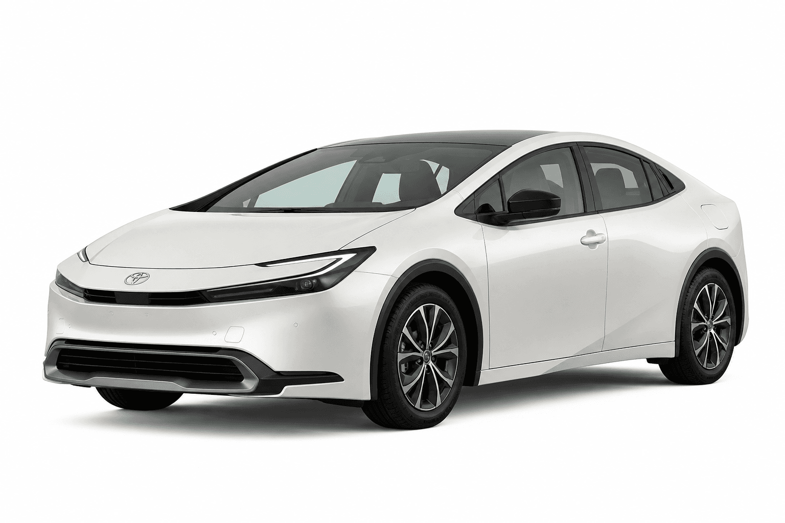 2026 Toyota Prius in Pearl White — lease deal