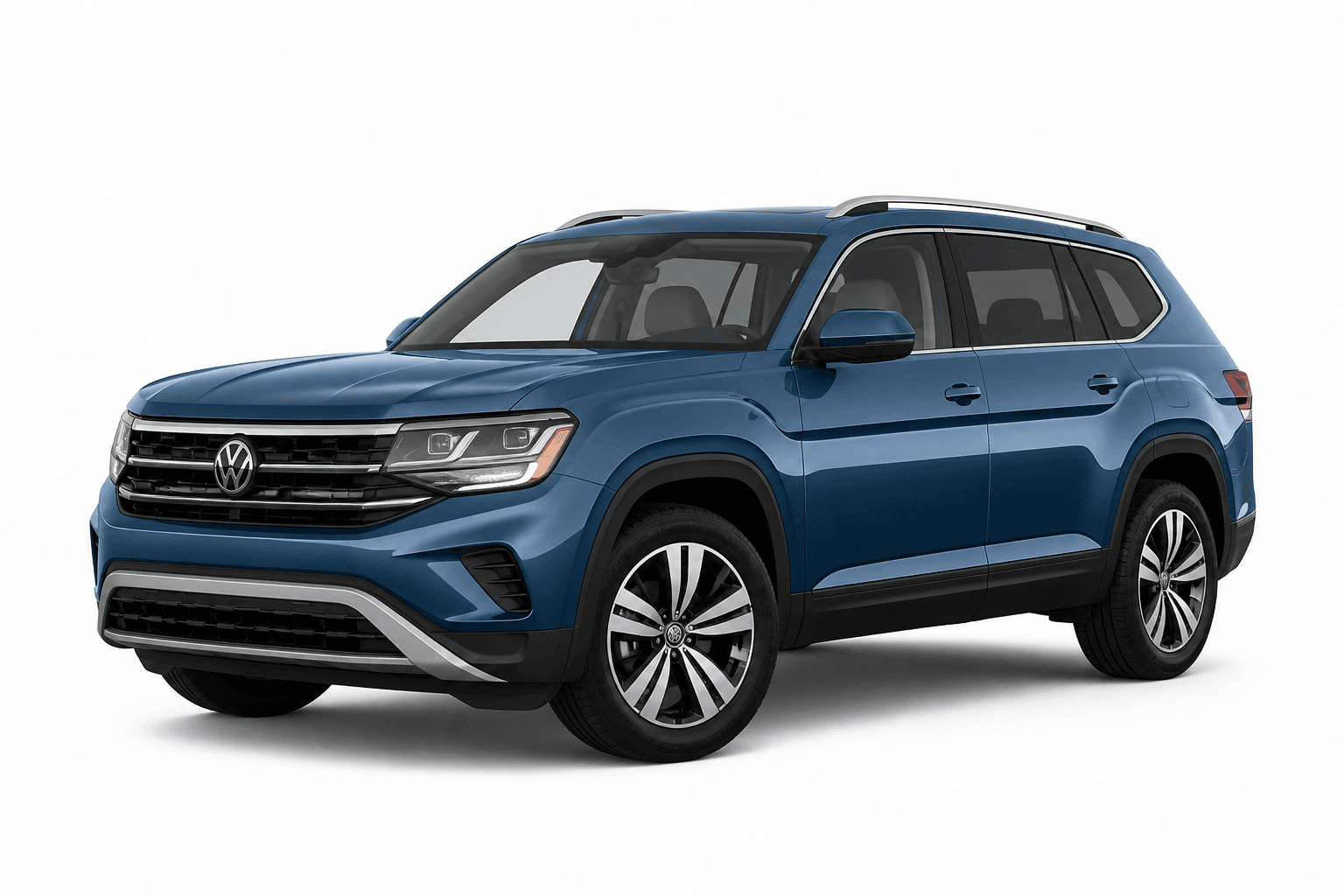 2026 Volkswagen Atlas in Coastal Blue — lease deal